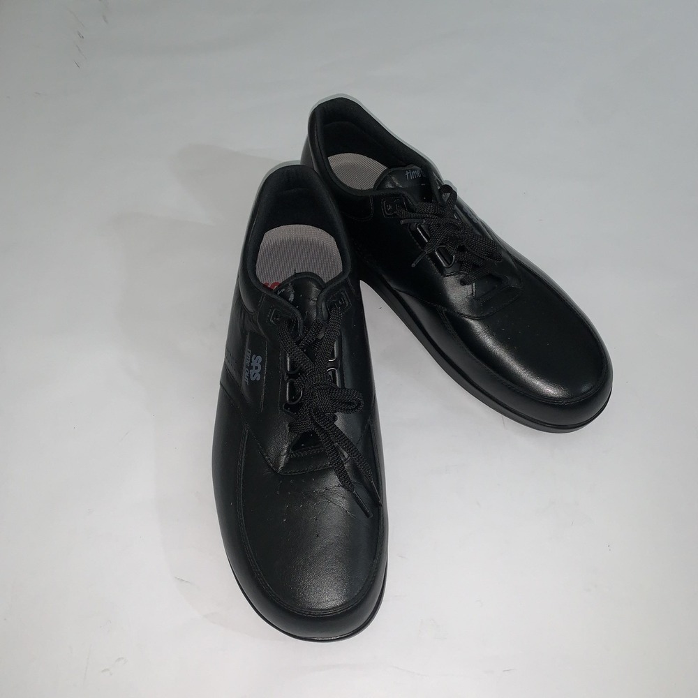 SAS Tripad Comfort Shoes Mens 13.5 Wide Black Time Out Leather Lace Up Comfort